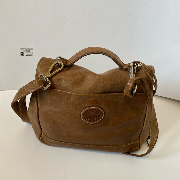 Roots Chelsea brown leather shoulder bag.. - Picture 4 of 11
